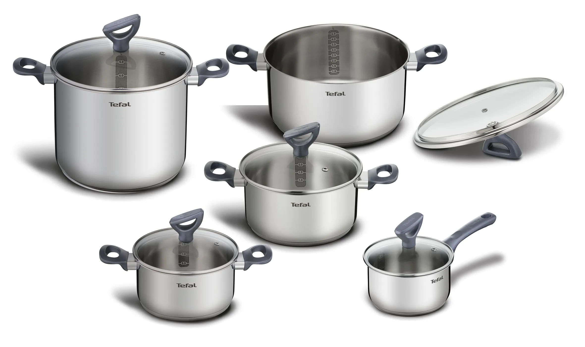 【ゆ】10セット ᐉ Набір посуду з 10 предметів Tefal Daily Cook G712SA55 ➡ купити